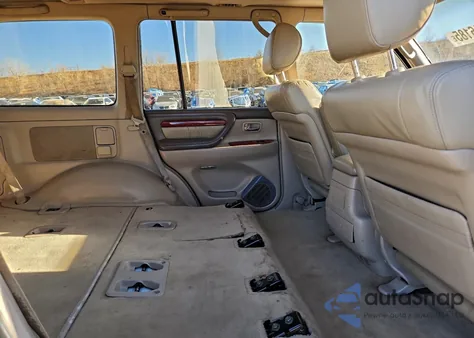 2000 Lexus Lx 470 z USA, uszkodzony, nr VIN JT6HT00W2Y0108749